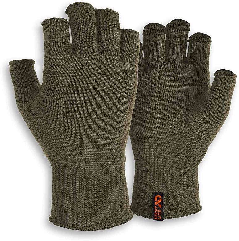 First Lite Talus Fingerless Merino Wool Glove - Lightweight Camo Hunting Gloves | Amazon (US)