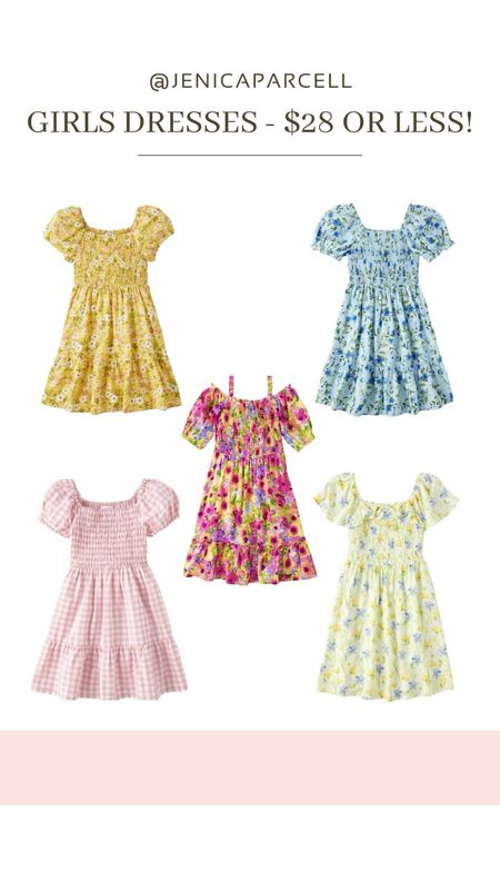 These floral girls dresses have such cute details, like the smocked bodice and the ruffle hem. I love that it’s stretchy and they can just pull it over their head easy! They come from size XS (4) all the way to XXL (16)!

Spring fashion / Spring outfit  / Walmart fashion / Affordable / Budget / Girls Casual Outfit / Classic Style / Dress Outfit / Elevated Style / Workwear / Jogger Set / Kids 

#LTKsalealert #LTKfindsunder50 #LTKkids