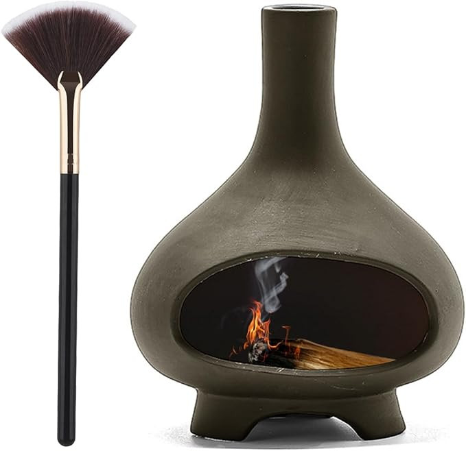 Palo Santo Holder Handmade Ceramics Incense Burner Chimney Dish Smudge Bowl for Palo Santo Sticks... | Amazon (US)