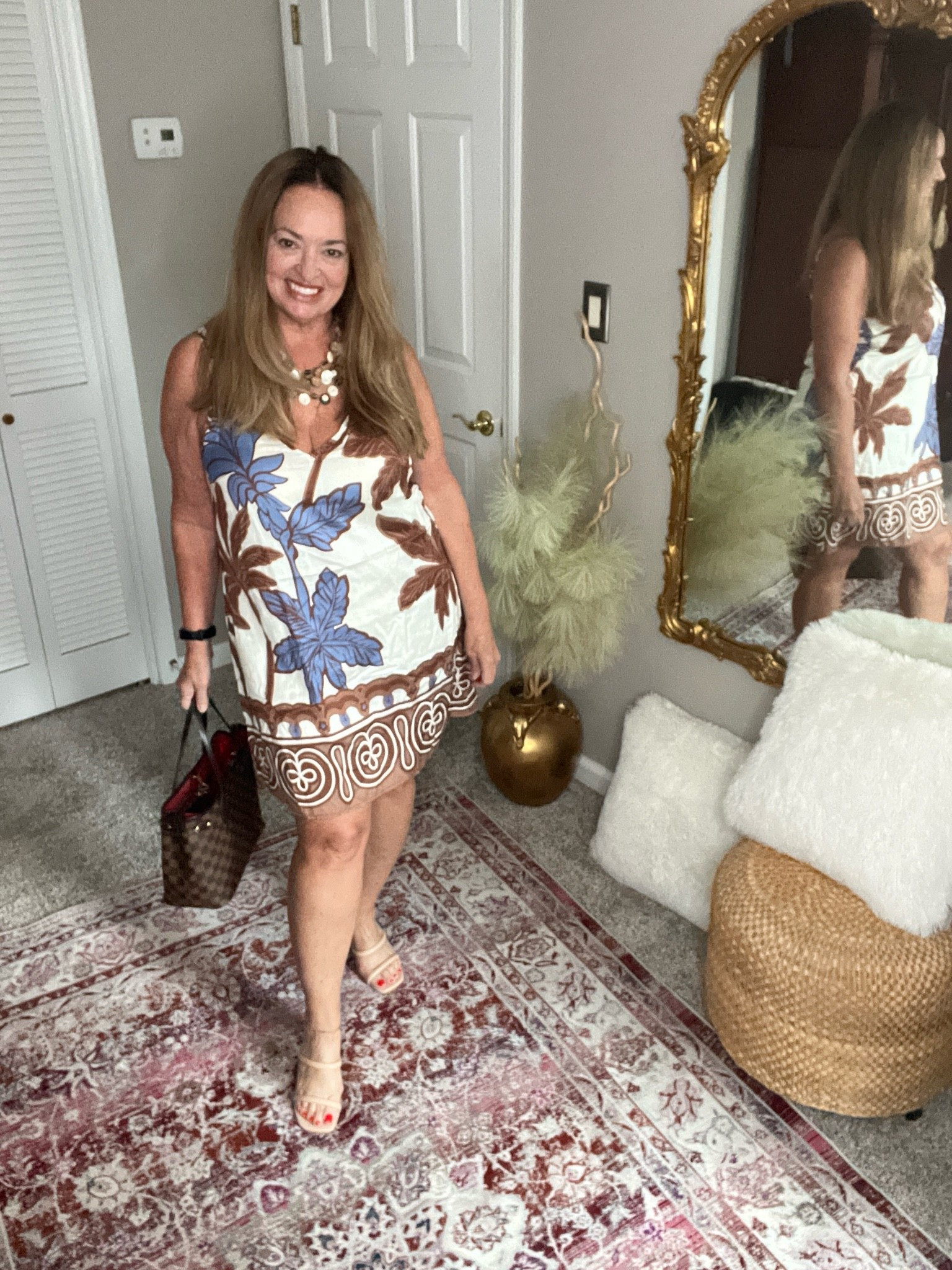 Resort style sun dress, tropical pattern
Summer linen. Lightweight

#LTKootd #LTKgrwm #LTKMidsize