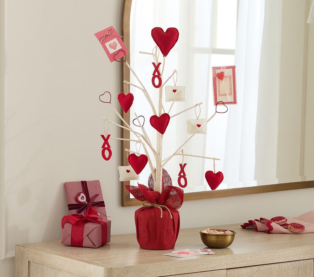 Valentine's Tabletop Tree Card Holder | Pottery Barn Kids
