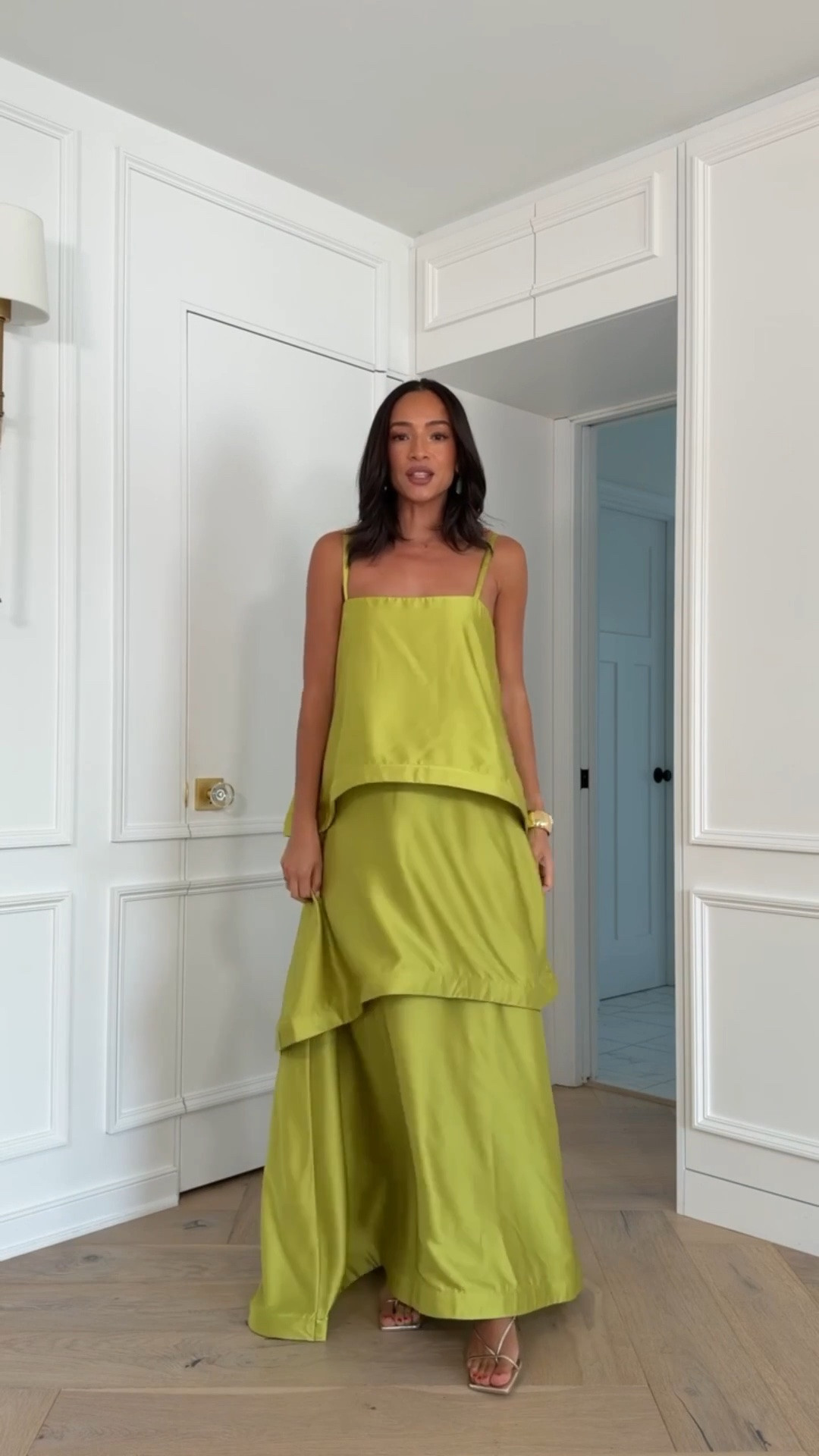 Summer wedding guest dress 💛 This color is perfect for late summer and early fall weddings! Wearing size Small chartreuse maxi dress 

event dress, wedding guest dress, cocktail dress, black tie dress, wedding guest dress summer, summer dresses

#LTKWedding #LTKSeasonal