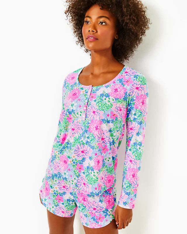 Pajama Henley Top | Lilly Pulitzer