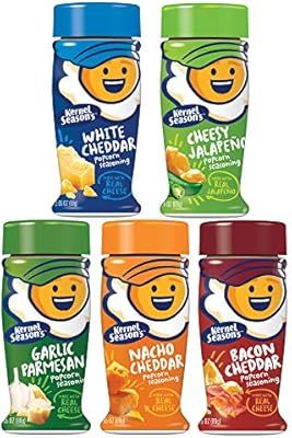 Kernel Seasons Popcorn Seasoning Kit CHEESE LOVERS Complete Set (Variety Pack of 5 Different Chee... | Amazon (US)