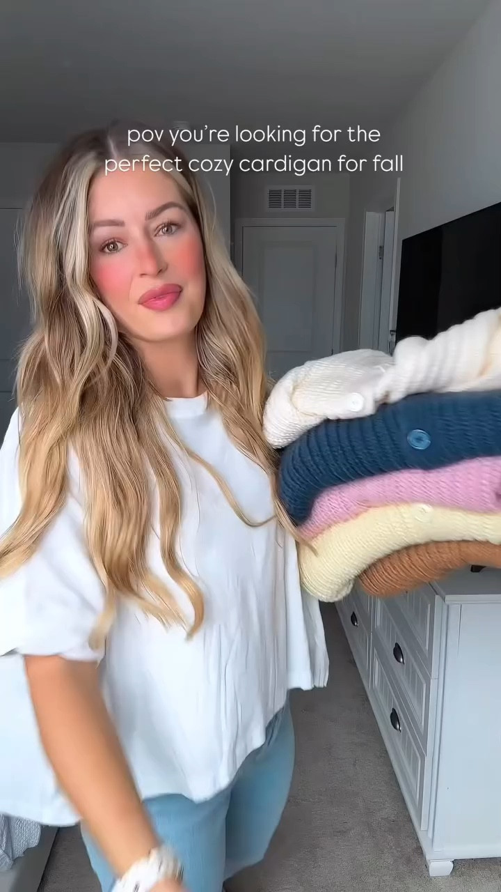 every girls new fall bestie 🤌🏼✨🪵🍁

the perfect cardigan does exist!!! I own this one in 5 colors for very good reason! Quality is 10/10 and I have a 20% off code-20BBCHFV

#amazonfashion #cardigan #fallmusthaves #fallfashion2024 #casualstyle #comfyclothes

fall outfits | fall transitional outfits | fall basics | basics | amazon find | outfit Inspo | fall fit | comfy outfits | cute and comfy style | neutral outfits | mom outfit | mom style | minimalist style | capsule wardrobe | capsule wardrobe outfit
I fall style | affordable fall outfits | ways to wear | fall fashion | easy outfit idea


#momstyle #ootd #amazonfashion #amazon #microinfluencer #momfit #ltk #ltkstyletip #amazonfinds #easylook #amazonstorefront #shopwithme #amazoninfluencer #contentcreator #explore #explorepage #affordable #trending #easyoutfits #basics #falloutfit #shopltk 

#LTKSeasonal #LTKFindsUnder50 #LTKVideo