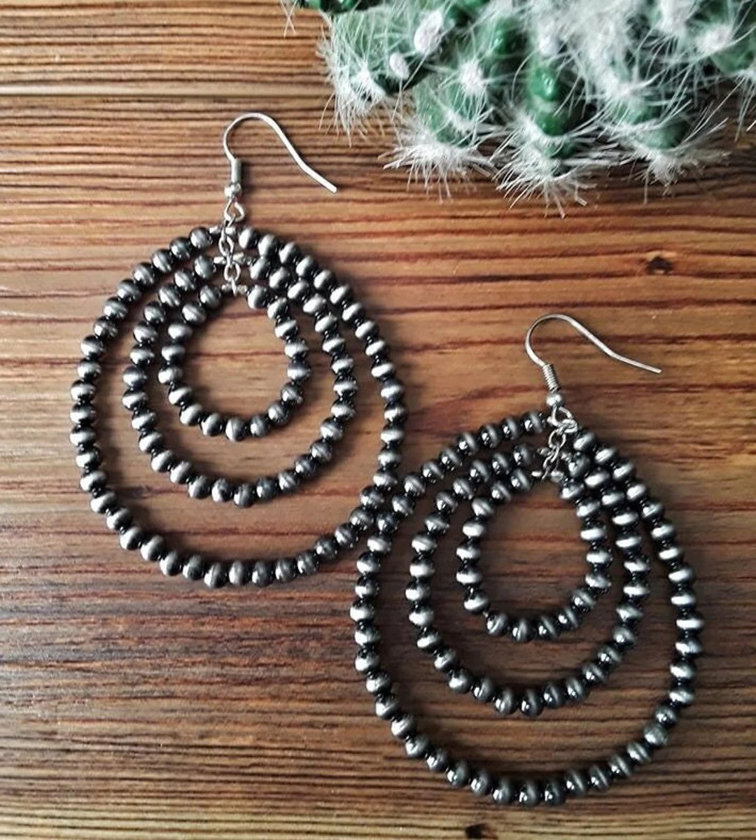 Western Faux Navajo Pearl Earrings | Etsy (US)