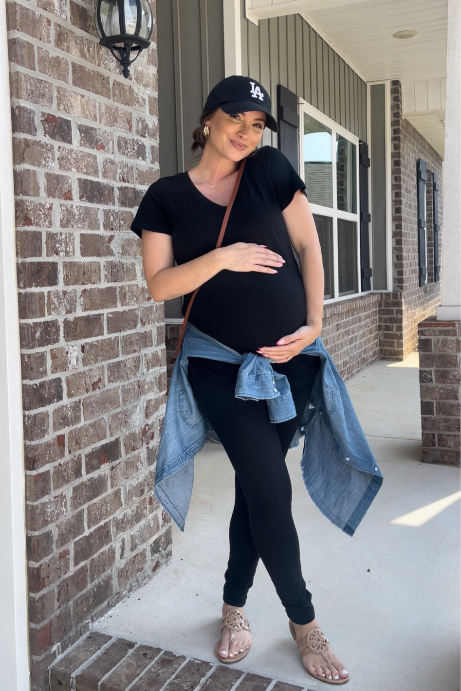 Maternity tee only $12.99! Wearing medium 

#LTKunder50 #LTKstyletip #LTKbump