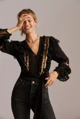 Let Me Be Sequined Top | Anthropologie (US)