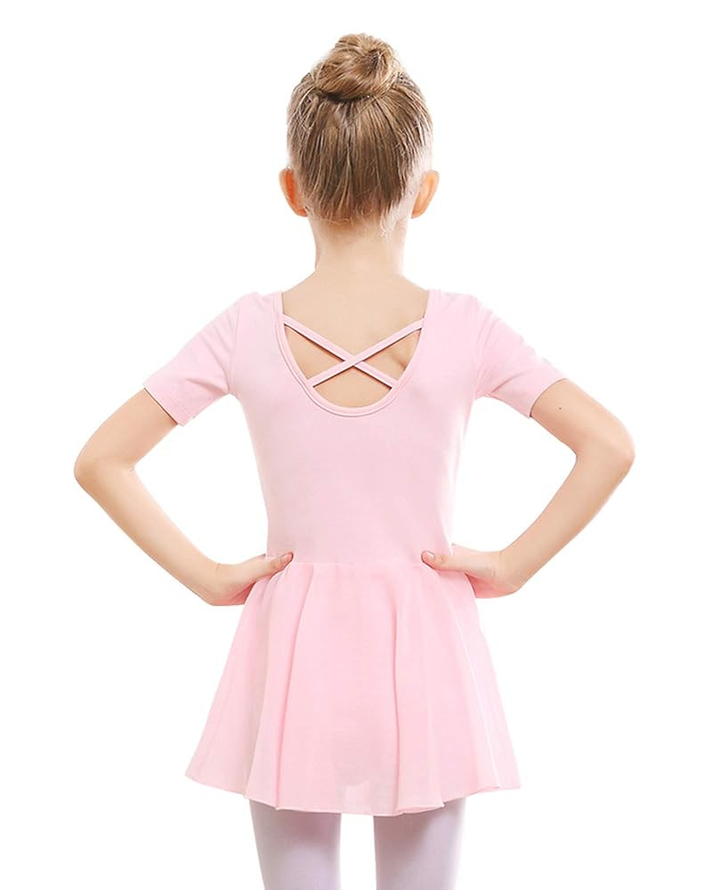 Stelle Ballet Leotards for Girls Dance Leotard with Skirt Toddler Ballet Outfit Criss-Cross Bow B... | Amazon (US)