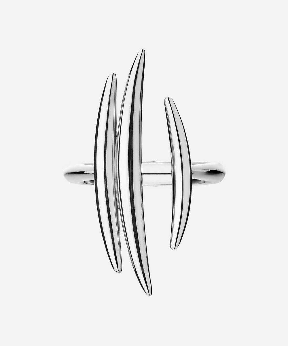 Silver Quill Triple Bar Ring | Liberty London (US)