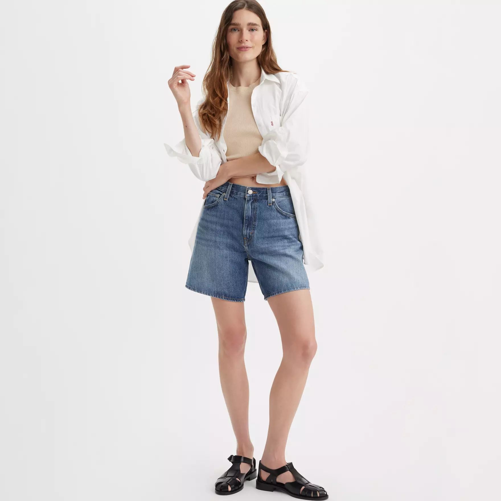 High Rise Baggy Women's Shorts | LEVI'S (US)