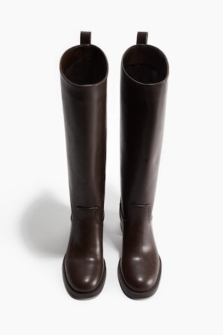 H & M - Knee-high boots - Brown | H&M (UK, MY, IN, SG, PH, TW, HK)