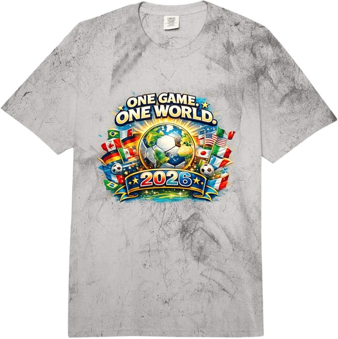 Global Soccer Fest 2026 North America Tour USA Canada Mexico Comfort Colors Adult Heavyweight T-S... | Amazon (US)