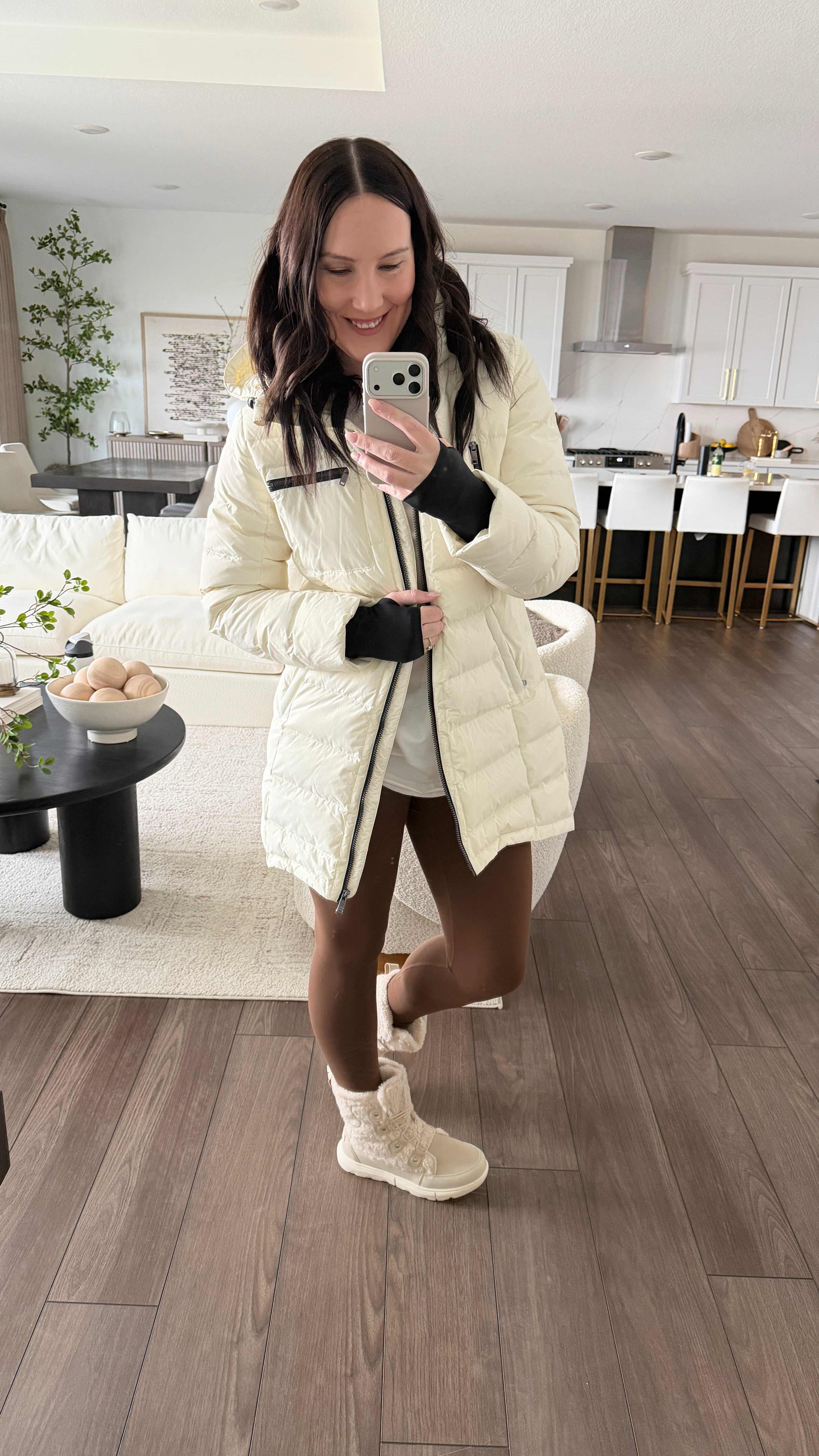 Loving this winter jacket for cold winter days 🤍 Warm, comfortable, and easy to throw on. 

 #LTKootd #LTKmomlife