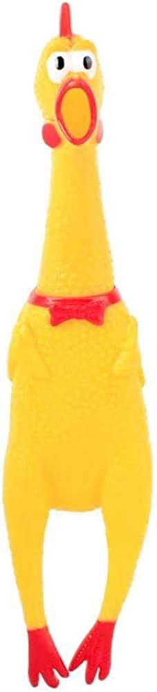 POPLAY Rubber Chicken/Squeeze Chicken, Prank Novelty Toy Keep Your Chicken Quiet Family Games | Amazon (US)