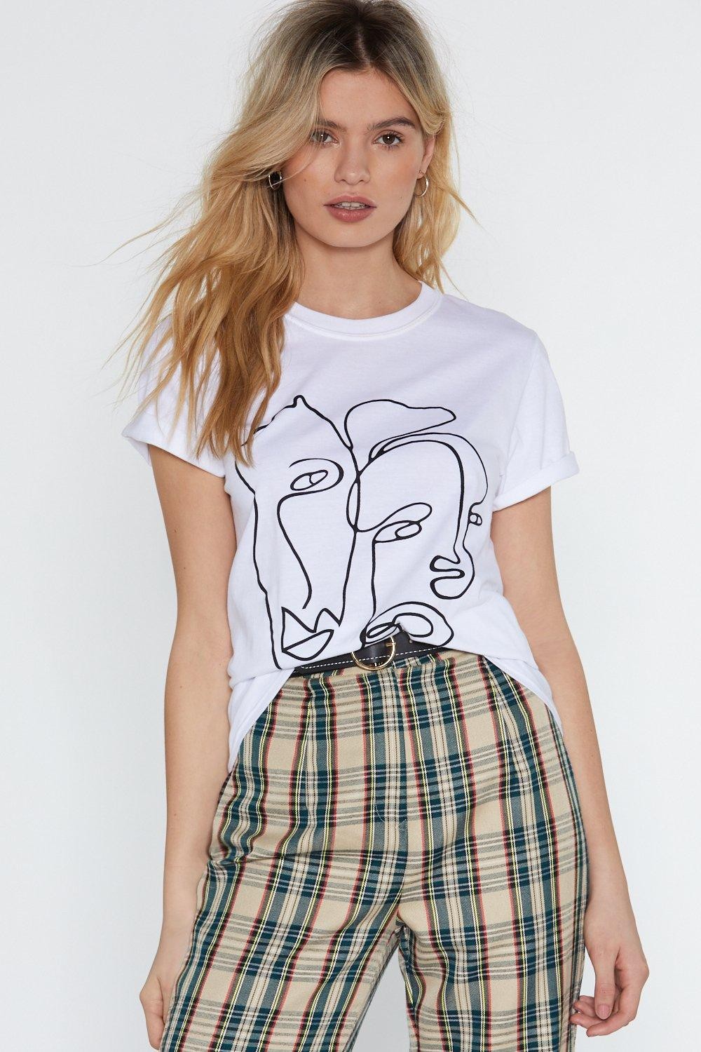 Two Faced Tee | NastyGal (US & CA)