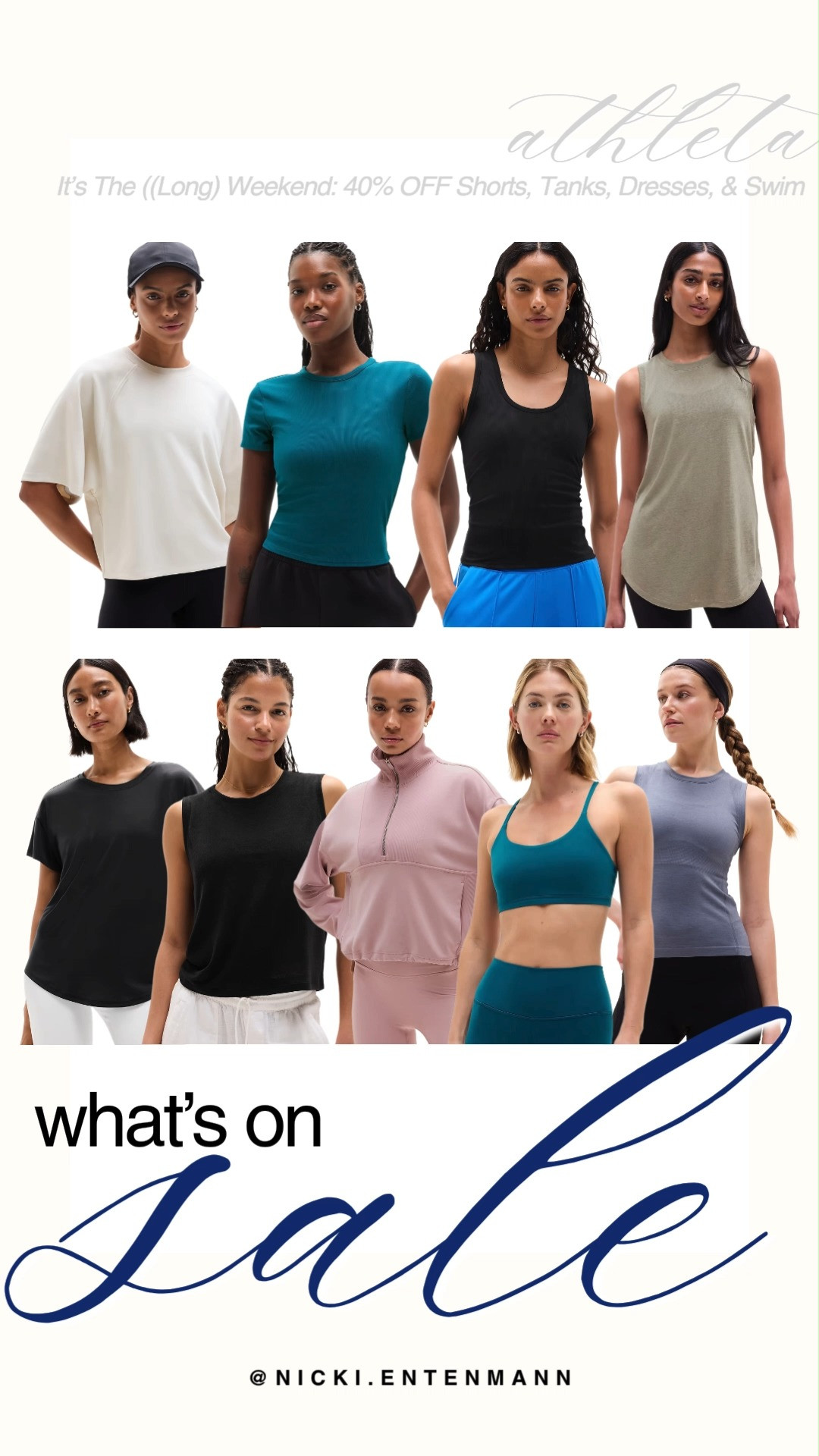 Upgrade your warm weather wardrobe with Athleta's massive long weekend sale event offering 40% off shorts, tanks, dresses, and swim. This collection highlights an incredible variety of active and lifestyle tops, from buttery soft basic tees to lightweight, high performance tanks in versatile neutrals. Stock up on these elevated fitness staples designed to keep you cool, comfortable, and effortlessly stylish all summer long.

#athleta #athletastyle #salealert #longweekend #athleisure #activewear #summertops #dealsandsteals #everydayoutfit #shoppinghaul 

 #LTKfitnessgoals #LTKActive #LTKSaleAlert