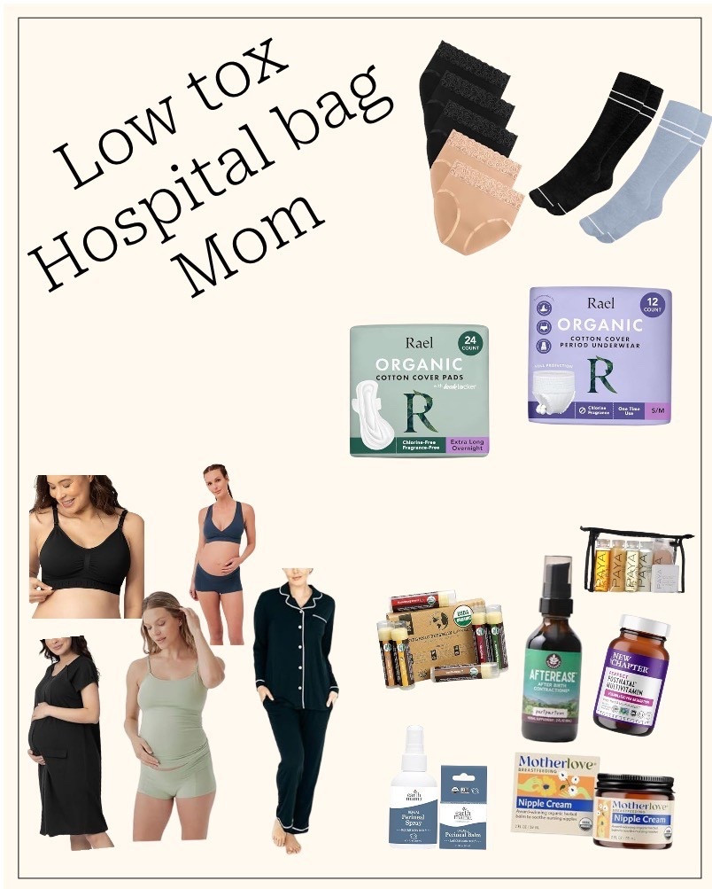 Low tox hospital bag for mom 

#lowtox #hospitalbag #nontoxichospitalbag #lowtoxmom

#LTKdayinmylife #LTKBaby #LTKmomlife