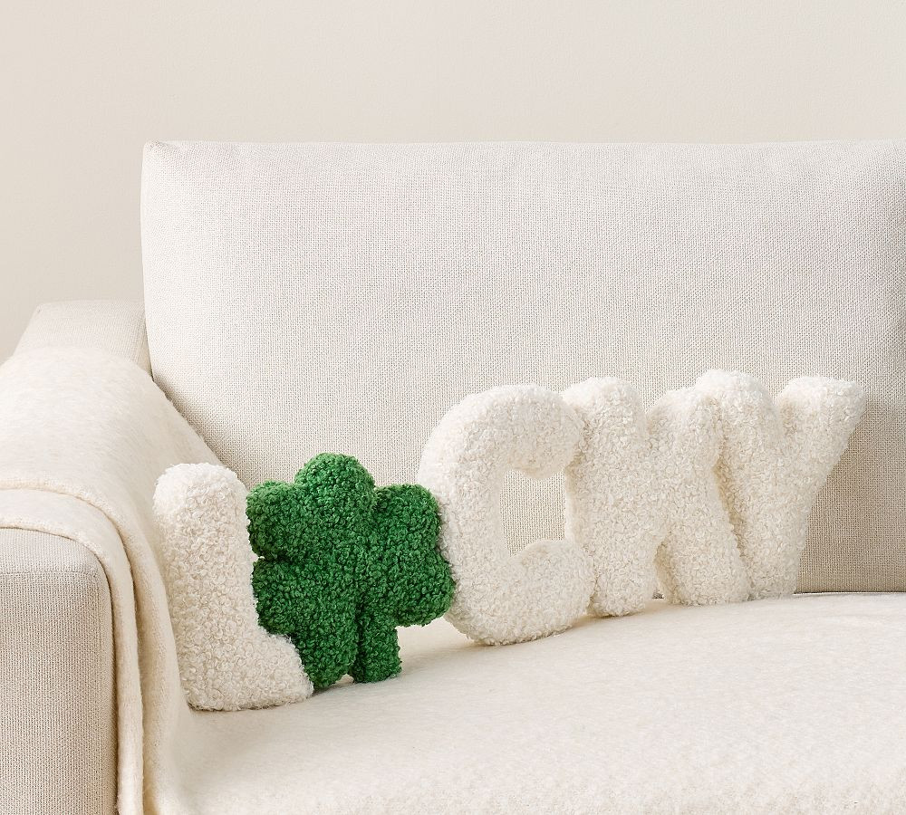 Lucky Shaped Pillow | Pottery Barn (US)