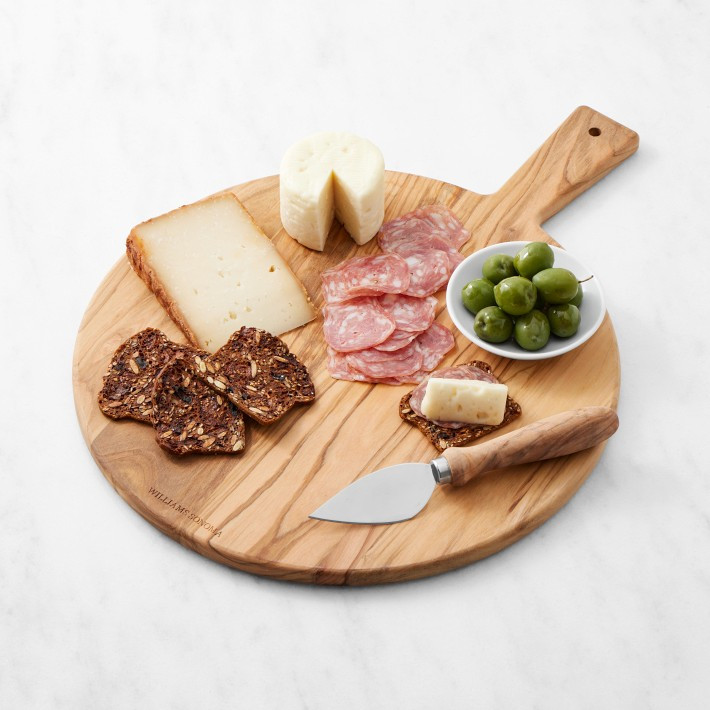 Olivewood Round Cheese Boards | Williams-Sonoma