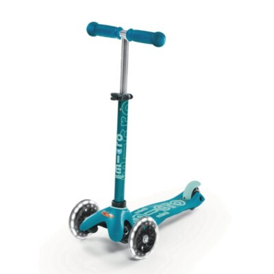 Micro Kickboard Scooter Mini Deluxe Led - Aqua Color  | eBay | eBay AU