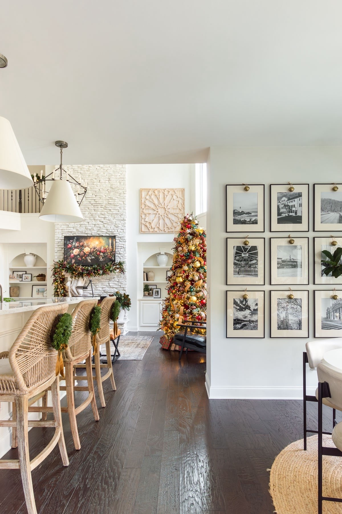 My Christmas home tour is live at kelleynan.com, starting with my main tree in the living room decorated in greens, reds and gold. I worked to reimagine, repurpose, remix and restyle with what we had in the arsenal. The overall look is traditional and classic with a little glam thrown in. home decor traditional Christmas decor Ralph Lauren Christmas glam Christmas classic Christmas color scheme living room decor #LTKStyleTip 

#LTKHoliday #LTKHome