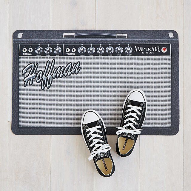 Personalized Amp Doormat | UncommonGoods