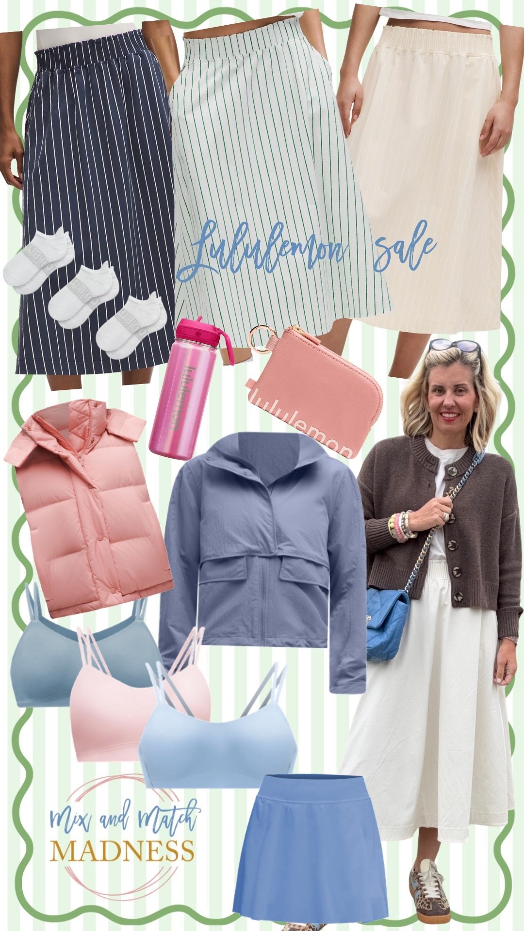 Y’all… I was buying some more of my favorite socks from Lululemon & some of my most worn pieces in my closet are on major sale. I will never stop wearing this skirt!! It does run big so I size down. Too good not to share!!!

#LTKfitnessgoals #LTKdayinmylife #LTKSaleAlert