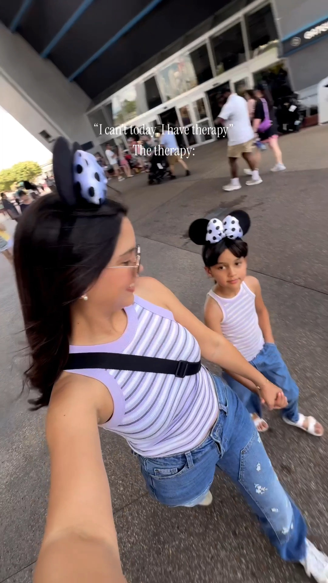 Polka dot Mickey ears from Amazon 🐭 love the quality of these and a fraction of the cost of the original ones from Disney!
