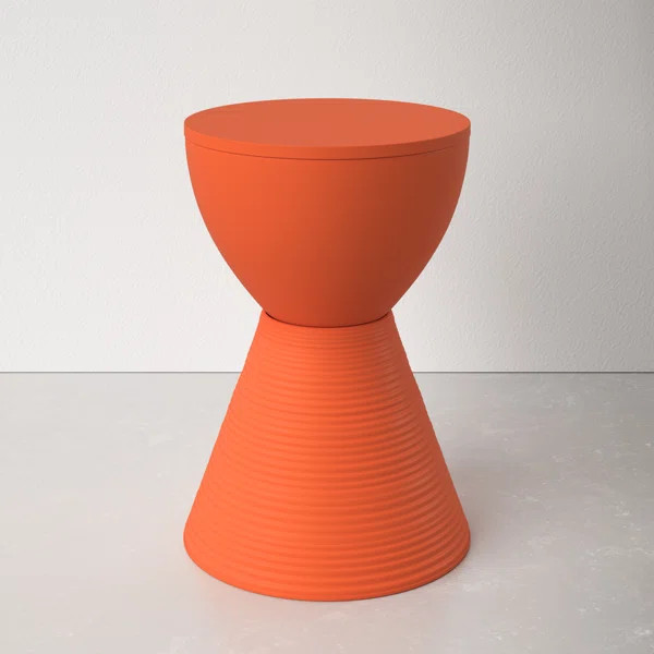 Durant Drum End Table with Storage | Wayfair Professional