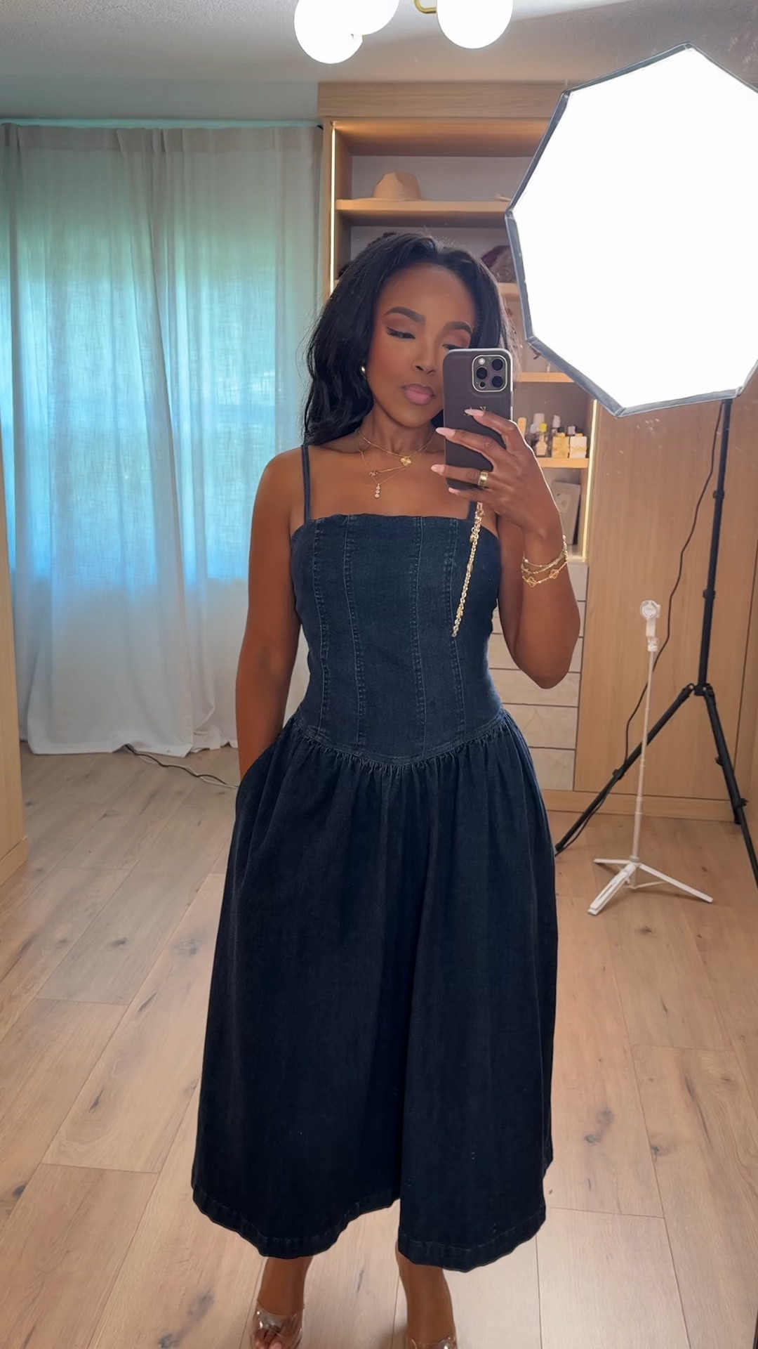 Scroll to shop these denim looks 🤍

From the perfect structured mini to an easy flowy midi and everyday denim styling—these pieces are such staples you’ll keep reaching for. Flattering fits, effortless styling, and easy to dress up or down.

Perfect for brunch, casual days, date nights, or vacation outfits.

📏 Measurements: 5’4”, 140 lbs, 34D bust, 27” waist, 40” hips

Follow me on Instagram and YouTube @kirasfashionfinds. @Macys 

#LTKgrwm #LTKPetite #LTKU