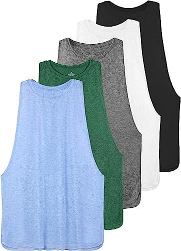 Ullnoy Workout Tank Tops for Women Running Muscle Tanks Sleeveless Loose Fit Gym Yoga Sport Shirt... | Amazon (US)
