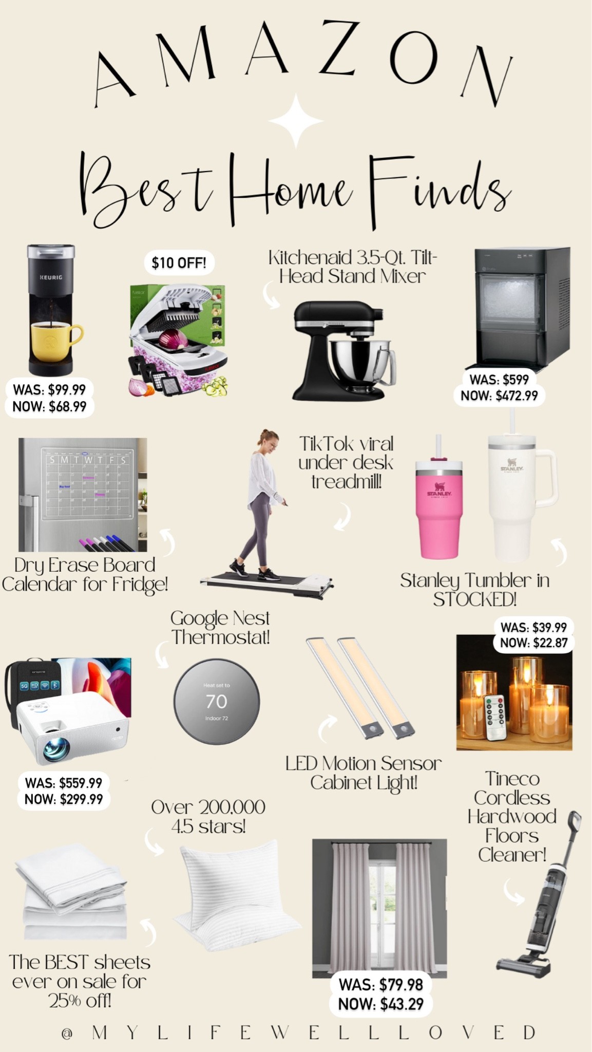 Amazon Home Finds // Christmas Gift Guide // Home Decor // Tineco Floor Cleaner vacuum sweeper// TikTok viral under desk treadmill // kitchen gadgets // Stanley tumblers in stock 🤩

#LTKSeasonal #LTKHoliday #LTKhome