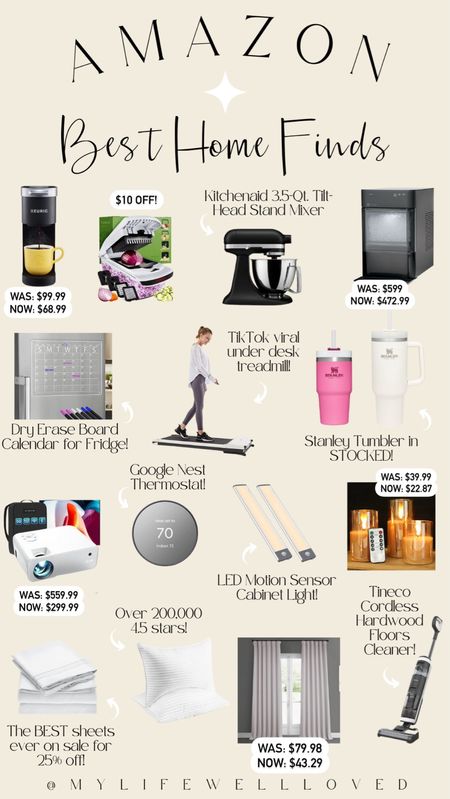 Amazon Home Finds // Christmas Gift Guide // Home Decor // Tineco Floor Cleaner vacuum sweeper// TikTok viral under desk treadmill // kitchen gadgets // Stanley tumblers in stock 🤩

#LTKSeasonal #LTKHoliday #LTKhome