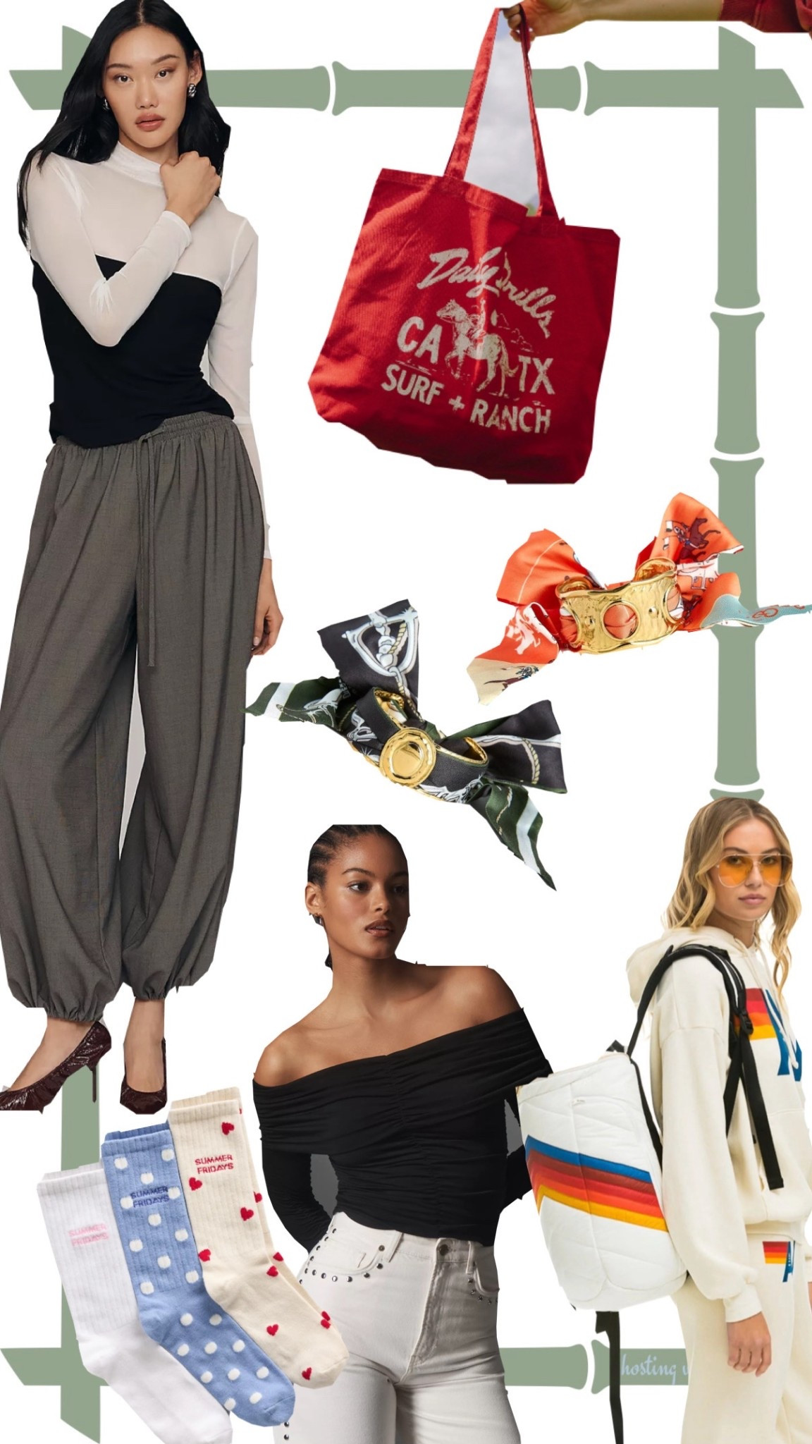 Links lately!

Tuckernuck bracelets jewelry aviator nation balloon pants daily drills parke

#balloonpants #offtheshoulder #scarf #scarfjewelry #aviatornation #dailydrills #tote #backpack 

#LTKGiftGuide #LTKActive #LTKgrwm