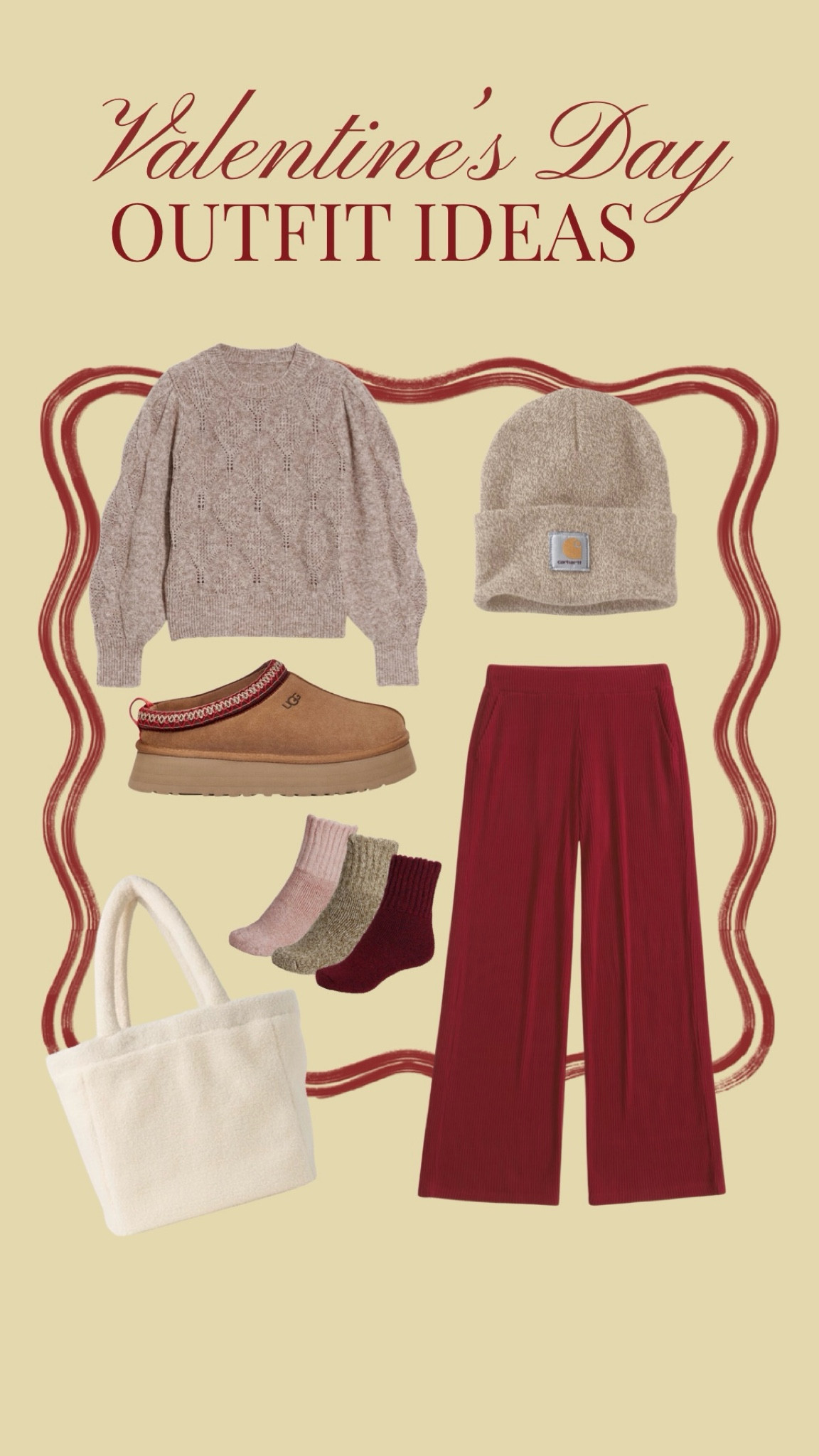 Cozy Valentine’s Day Outfit Inspo
.
Dressy Valentine’s Day outfit, casual Valentine’s Day outfit idea, pink outfit inspo, red outfit inspiration, red accessories, burgundy outfit, wine red outfit inspo 

#LTKHoliday #LTKStyleTip #LTKFindsUnder100