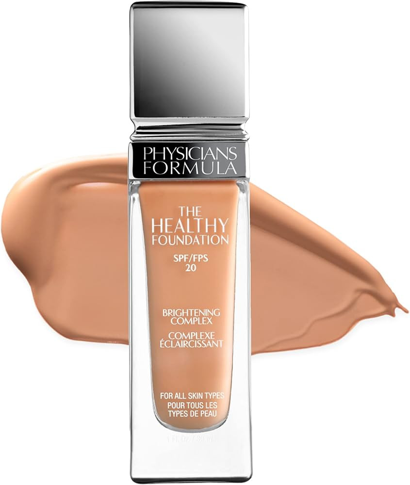 Physicians Formula The Healthy Foundation MC1 Medium Cool | Hydrating Liquid, Natural Finish, SPF... | Amazon (US)