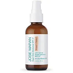 Josie Maran Daily Argan Oil Moisturizer Protect and Perfect (2oz) - Non-Greasy Mineral Sunscreen ... | Amazon (US)