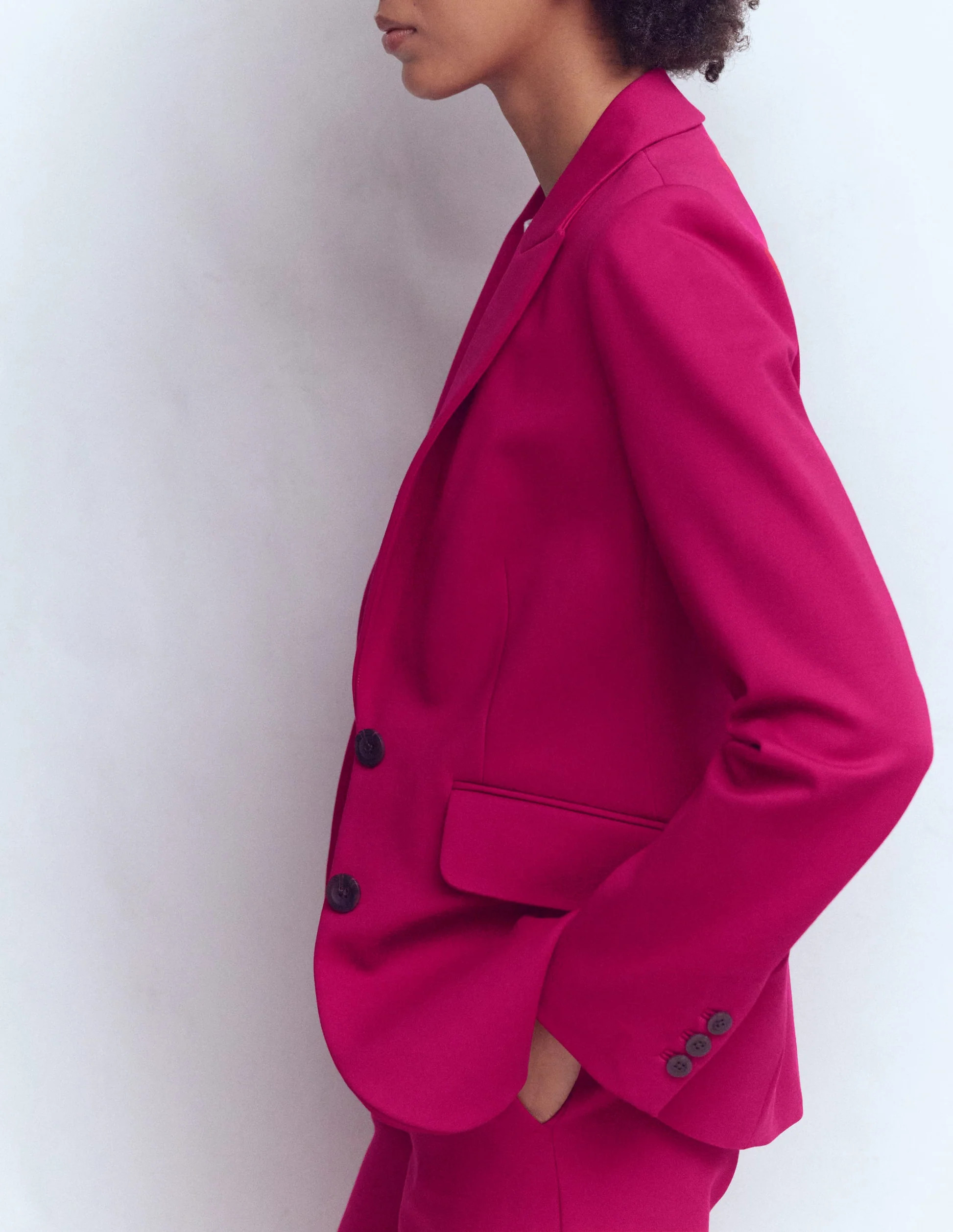 Marylebone Ponte Blazer-Pomegranate | Boden (US)