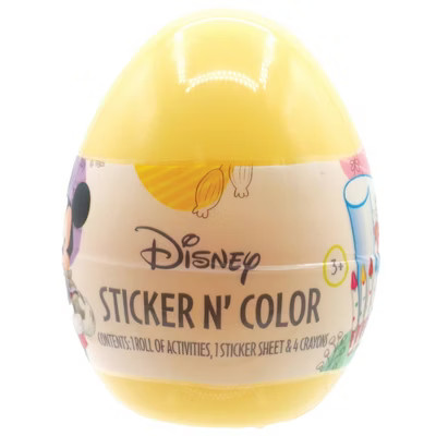 Disney 7pc Mickey/Minnie Sticker and Color Easter Egg | Target