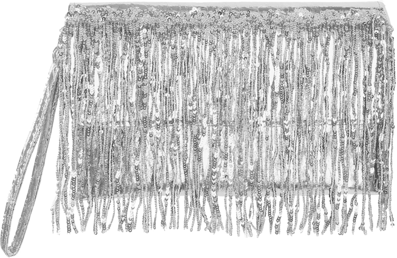 Wrist Purse Sequins Fringe Evening Bag Glitter Tassels Envelope Clutch Handbag for Party Prom Wed... | Amazon (US)
