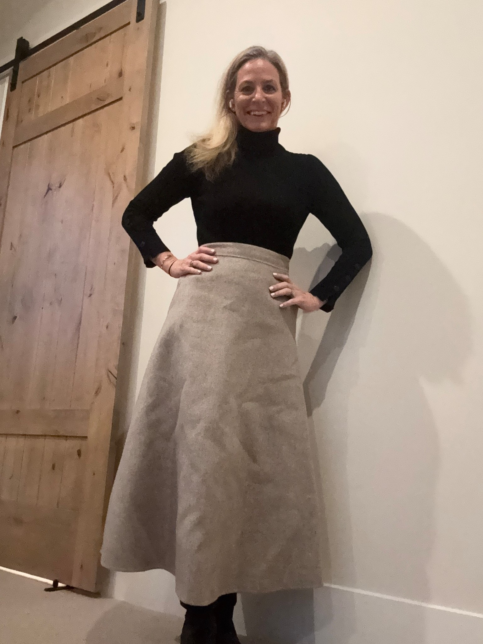 I got SO many compliments on this skirt from Paul and Joe. I bought it in Paris and can’t find the exact one but found some good options. Also, my tall Blondo boots are so good- I might want to get a pair in black! 

#LTKOver40 #LTKdayinmylife #LTKWorkwear