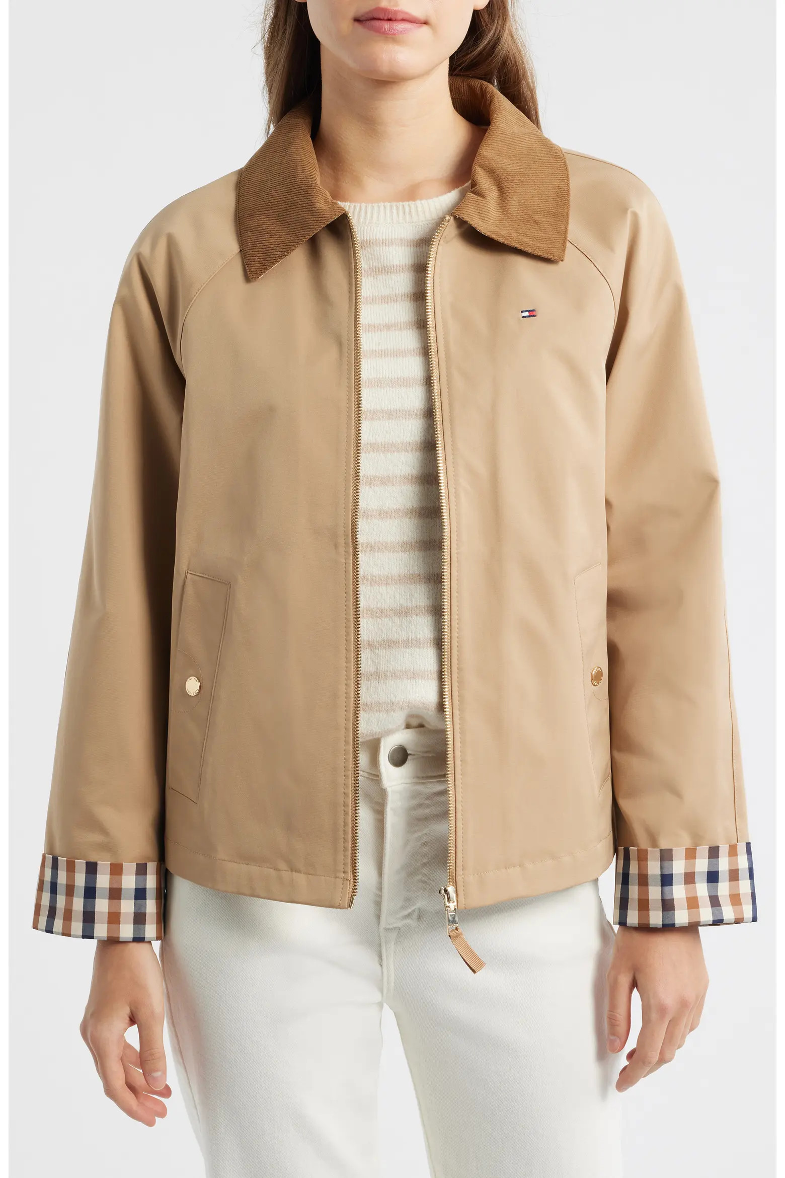 Tommy Hilfiger Zip-Up Barn Jacket (Women) | Nordstrom | Nordstrom