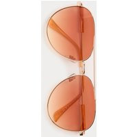 M&S Aviator Sunglasses Orange Mix | Marks & Spencer (UK)