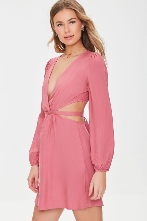 Cutout Plunging Mini Dress | Forever 21 (US)