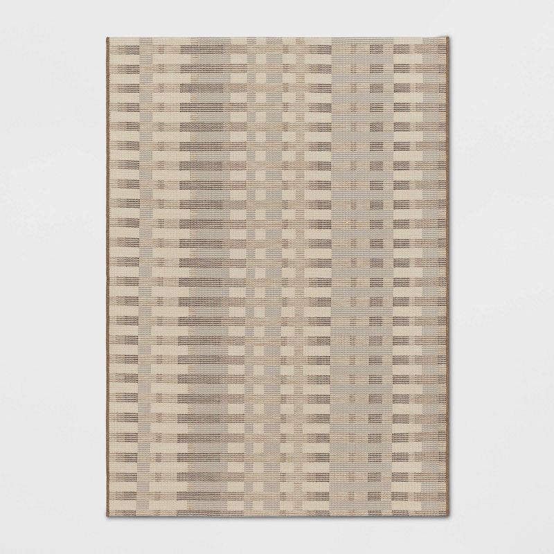 Beachside Grid Outdoor Rug Naturals – Threshold™ designed with Studio McGee | Target