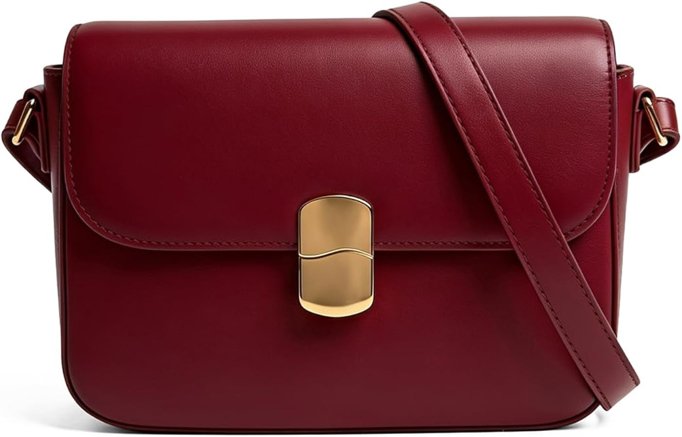 Apryl Crossbody Bags for Women - Flap Shoulder Purse - Small Handbag with Adjustable Strap Vegan ... | Amazon (US)
