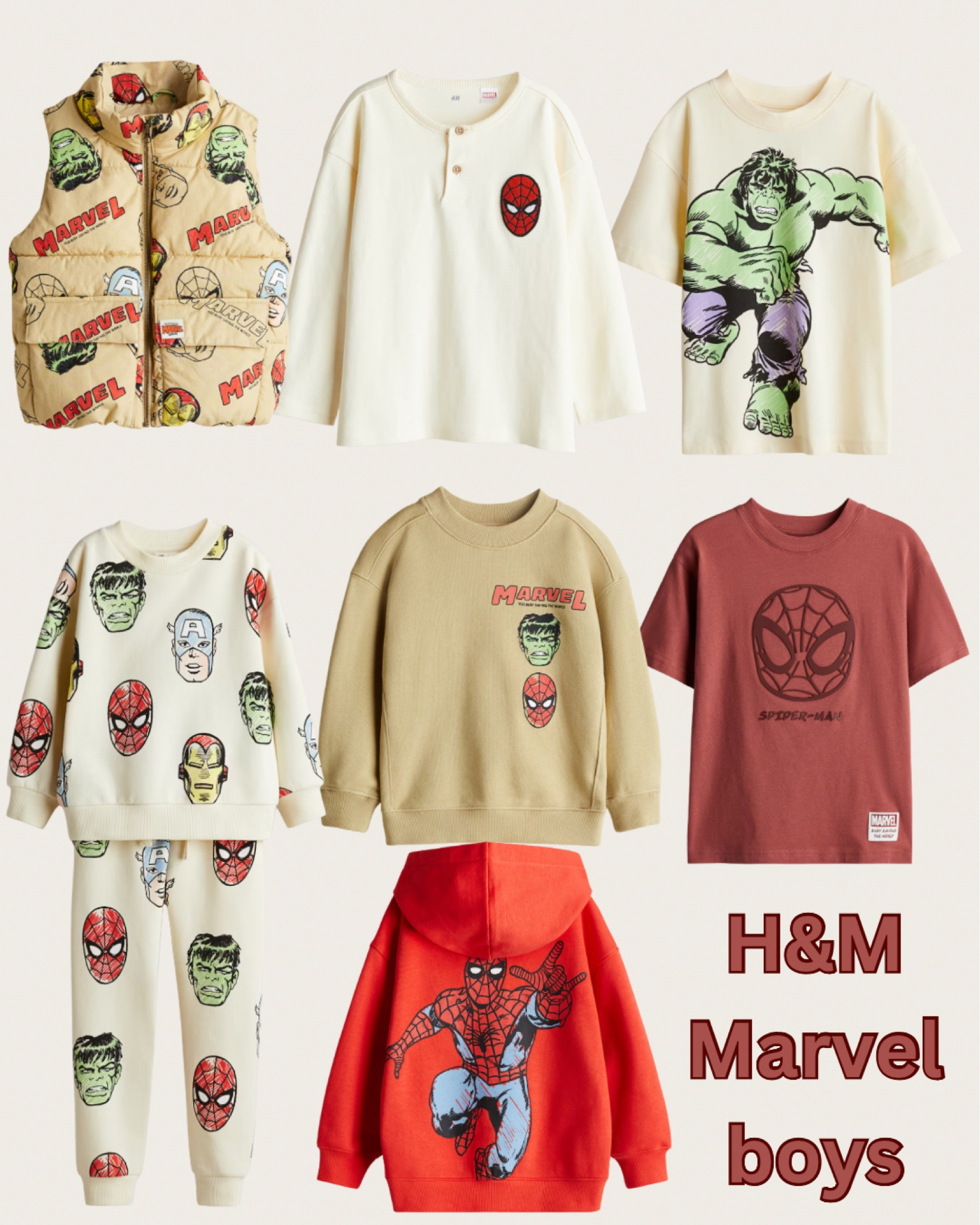 H&M Marvel boys 🦸🏼
The cutest neutrals!!! 