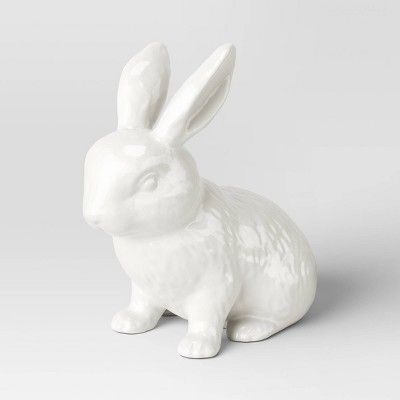 Large Ceramic Decorative Bunny Ivory - Threshold™ | Target