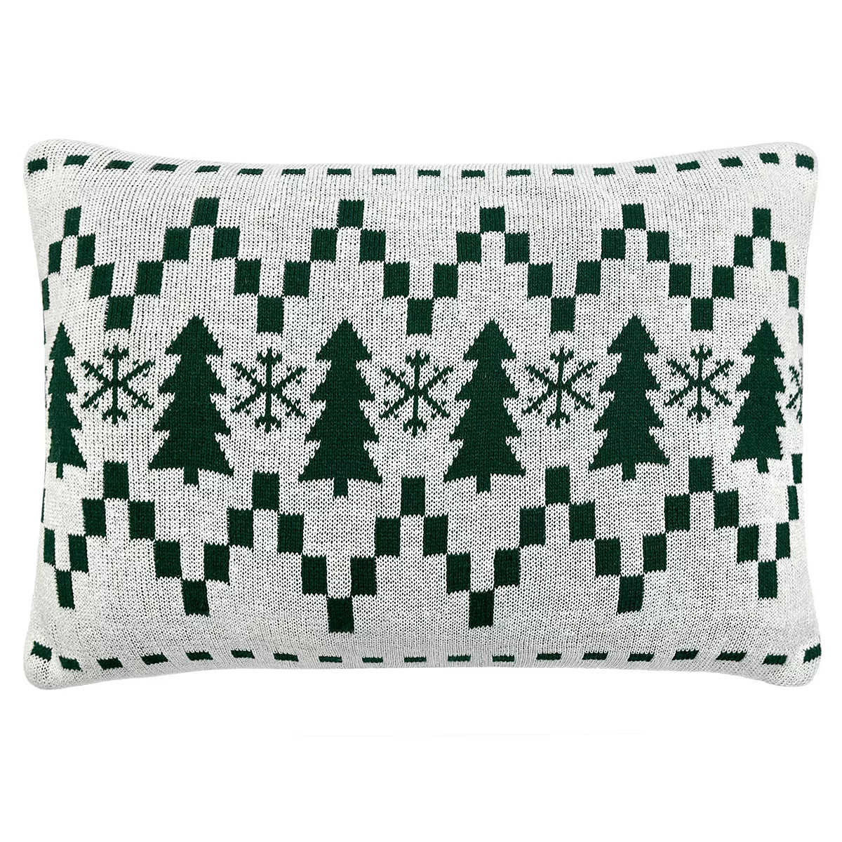 St. Nicholas Square® Green Fairisle Pillow | Kohl's